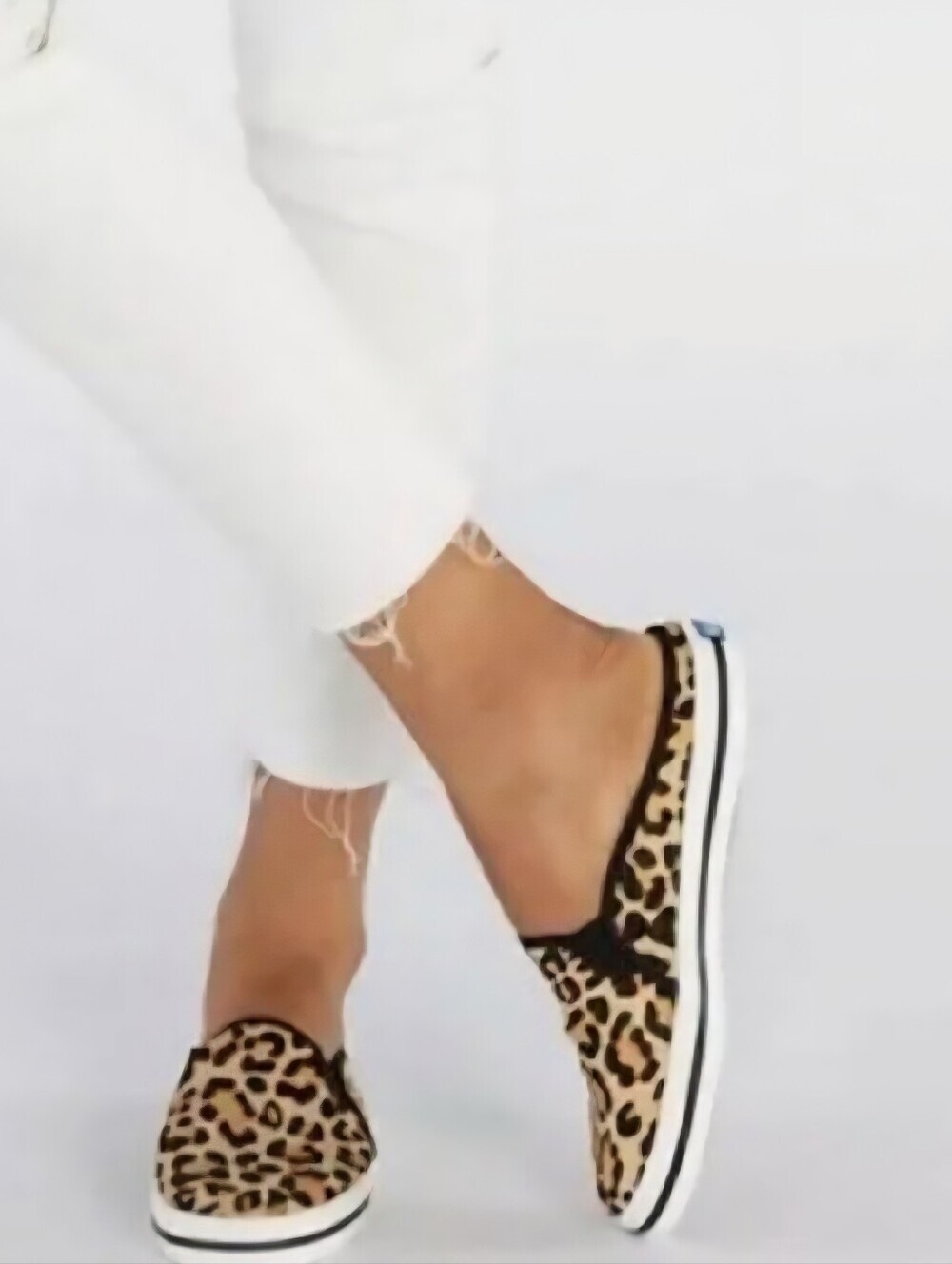 Keds X Kate Spade Leopard Mules